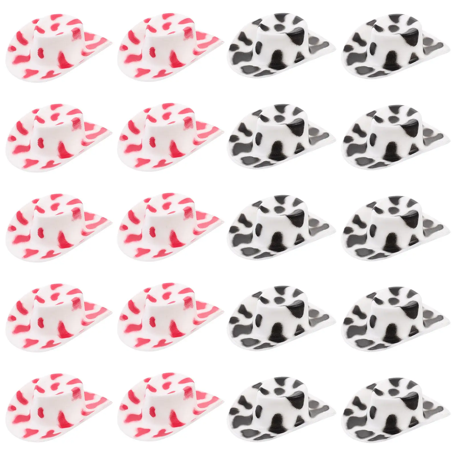 20Pcs Miniature Cowboy Hats Small Lovely Ornaments for Children Gifts and Craft Projects Hats Small Hat Miniature Hat