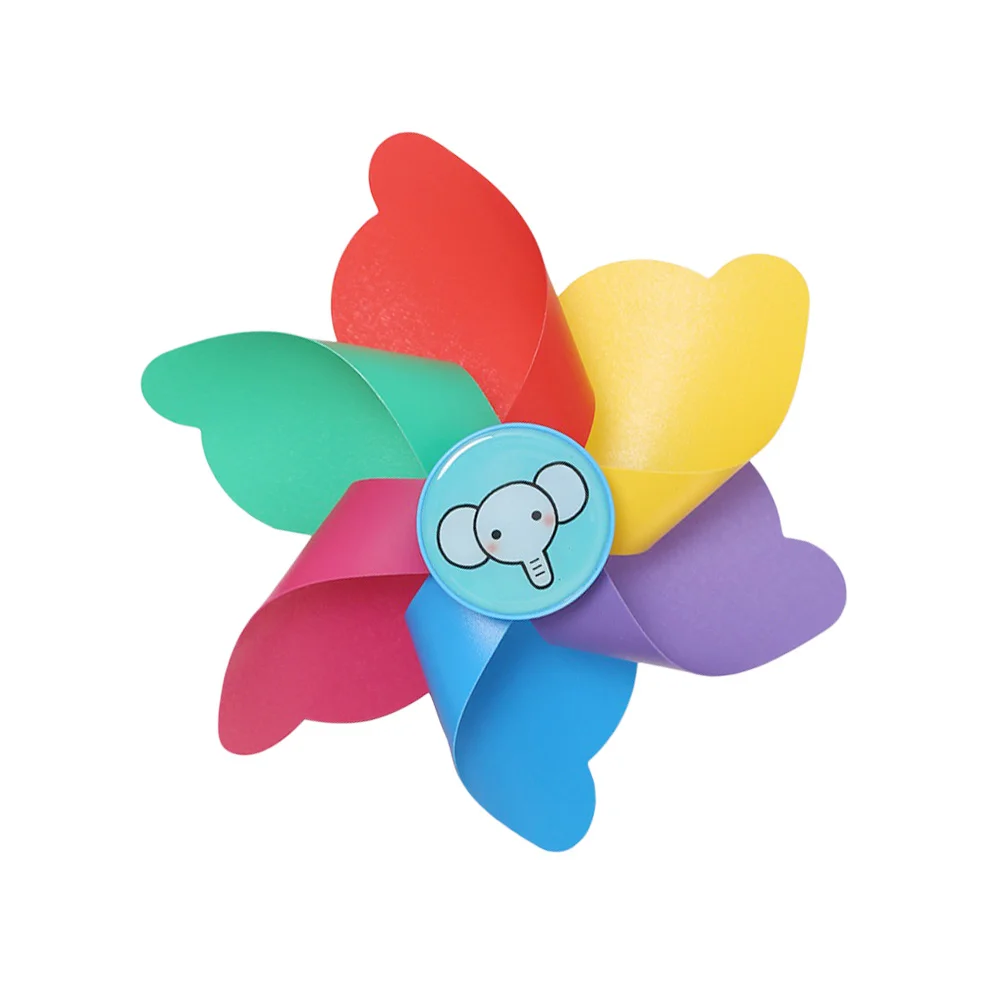 دراجة الأطفال الرياح الملونة دولاب الهواء البلاستيكية للدراجة المقود ديكور حفلة الحديقة في الهواء الطلق طاحونة