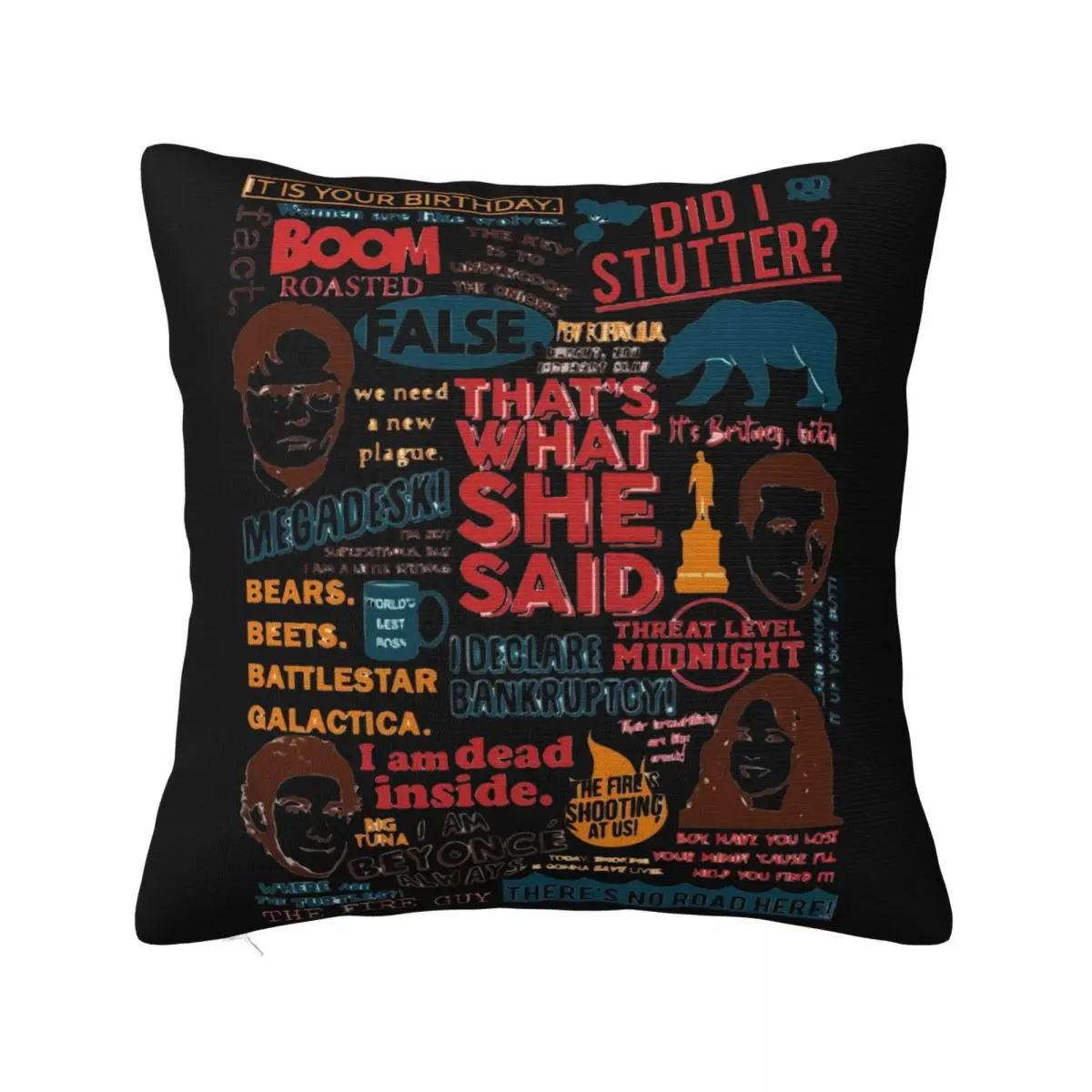 The Office Tv Dwight Schrute S Fashion Print 100 Percent Cotton Science New Print Pillow Case