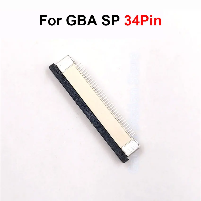 JCD-Conector de pantalla LCD para GBC GBA SP 32/34/40/50 Pines, Cable Flexible de cinta, conector FPC, 1 unidad