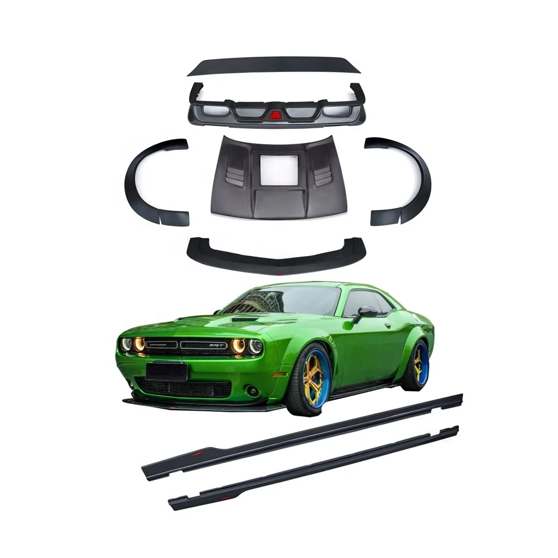 

CMST Style Body Kit Accessories Auto Front Bumper Cover With Wide Body Fenders 2015-2023 For Dodge Challenger