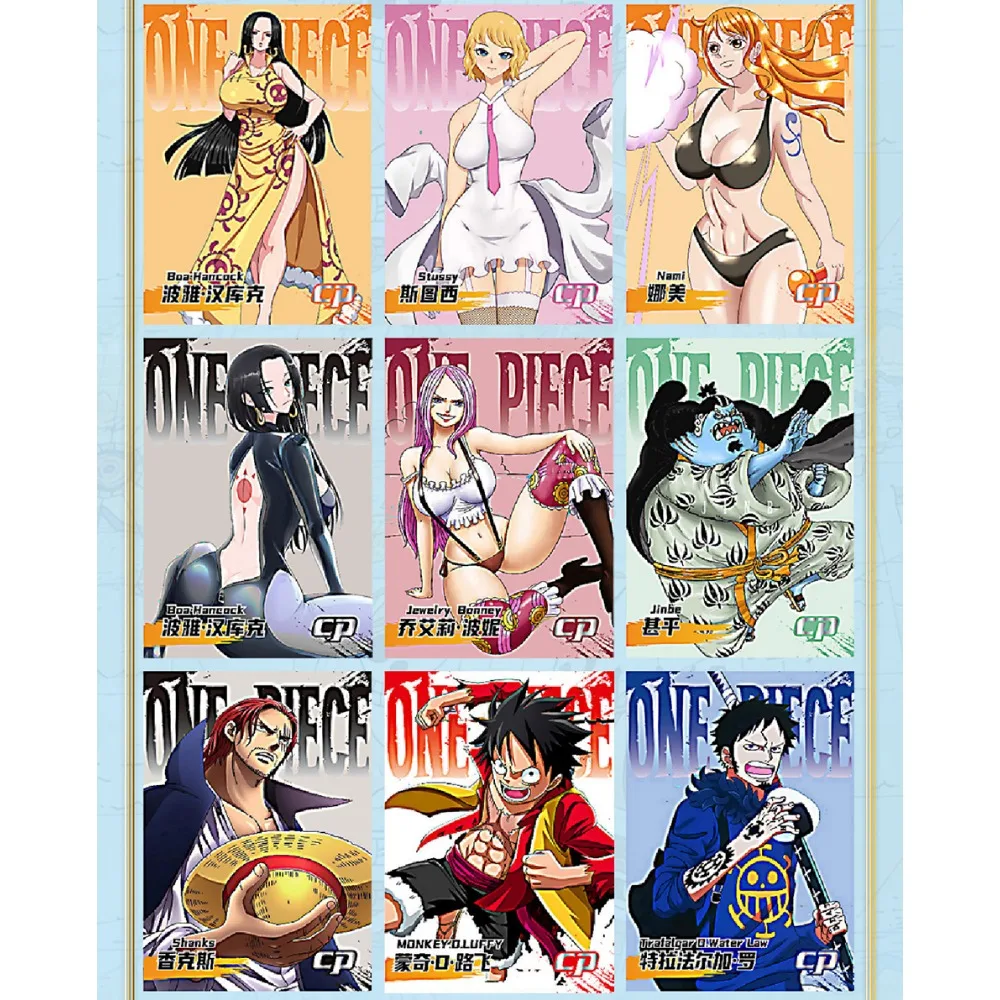 Wholesale One Piece Cards Collection for Kids Anime Luffy Zoro ACE High Quality Rare Silver Shining Card Hobbies Christmas Gifts