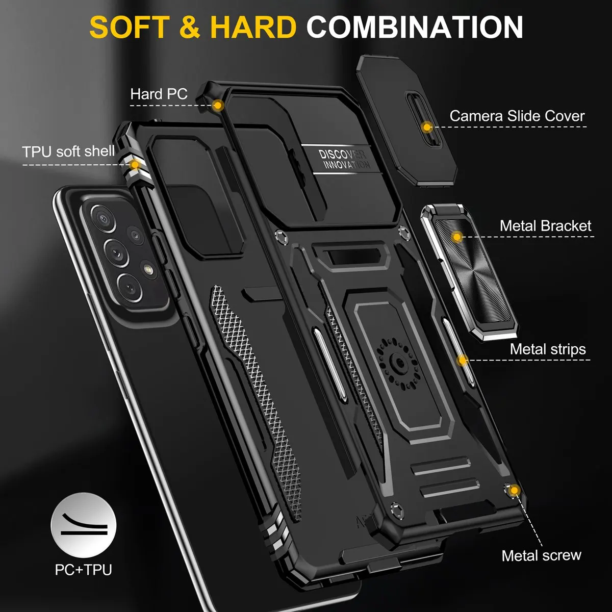 galaxy s25 ultra phone case EvoClear - Samsung Galaxy S25 Ultra Case with Magnets