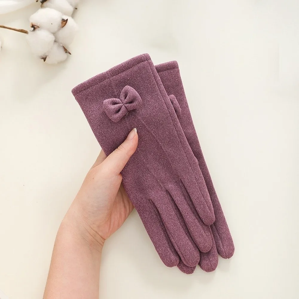 Plush Winter Gloves Warm Windproof Driving Mittens Touchable Screen Coldproof Windproof Cold Proof Gloves