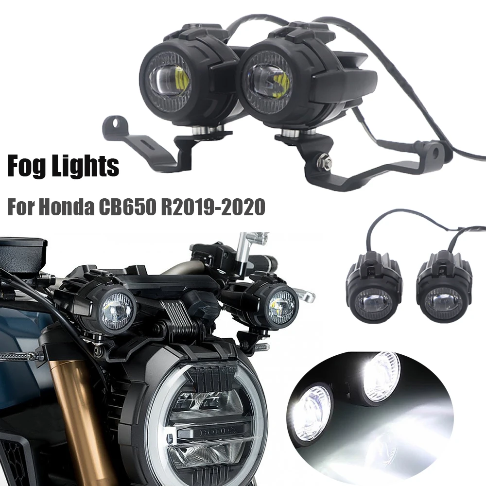 

For Honda CB650R CB650 R CB 650R CB 650 R cb650r 2019 2020 Motorcycle Light LED Driving Headlight Fog Light Auxiliary Lamp