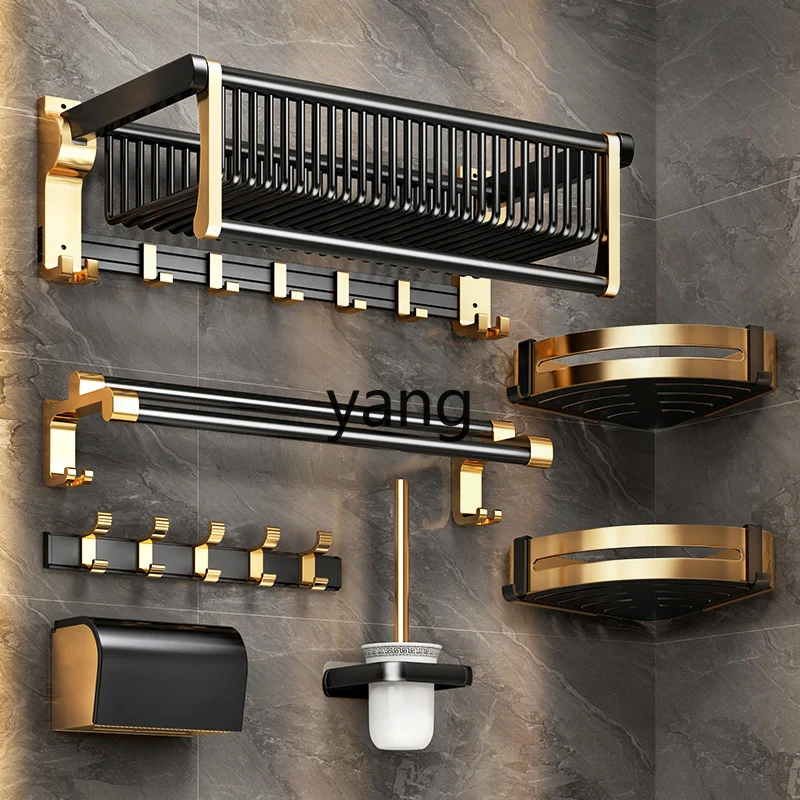 

Tgf non-punching bathroom rack storage bath towel hand wash station toilet pendant