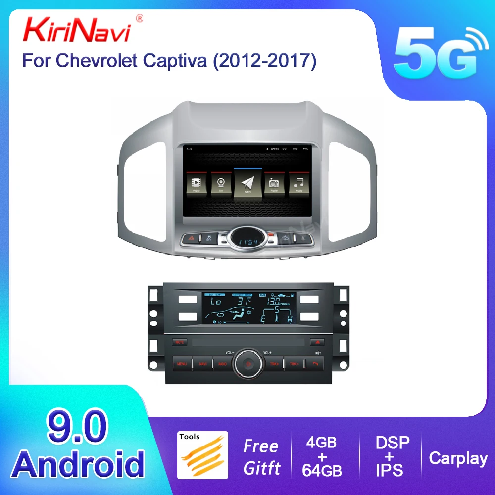 

KiriNavi Android 13 Car Radio Automotivo Head Unit For Chevrolet Captiva Car Multimedia Player Auto GPS Navigation 4G 2012-2017