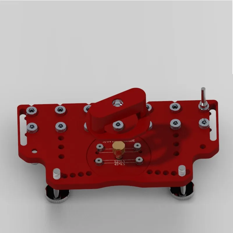2-In-1 35mm Aluminum Alloy Hinge Punching Positioner Set Handle Drawer Clothing Cabinet Door Panel Hinge Drilling