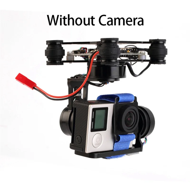 For FPV Aerial Shooting SCT Hawkeye Gimbal Module 2-Axis Gimbal 3-Axis 2D Brushless Gimbal Module Durable Easy Install Black