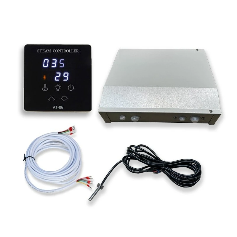 Touch screen controller Steam room Steam engine Thermostat LCD panel Switch Sauna furnace 5