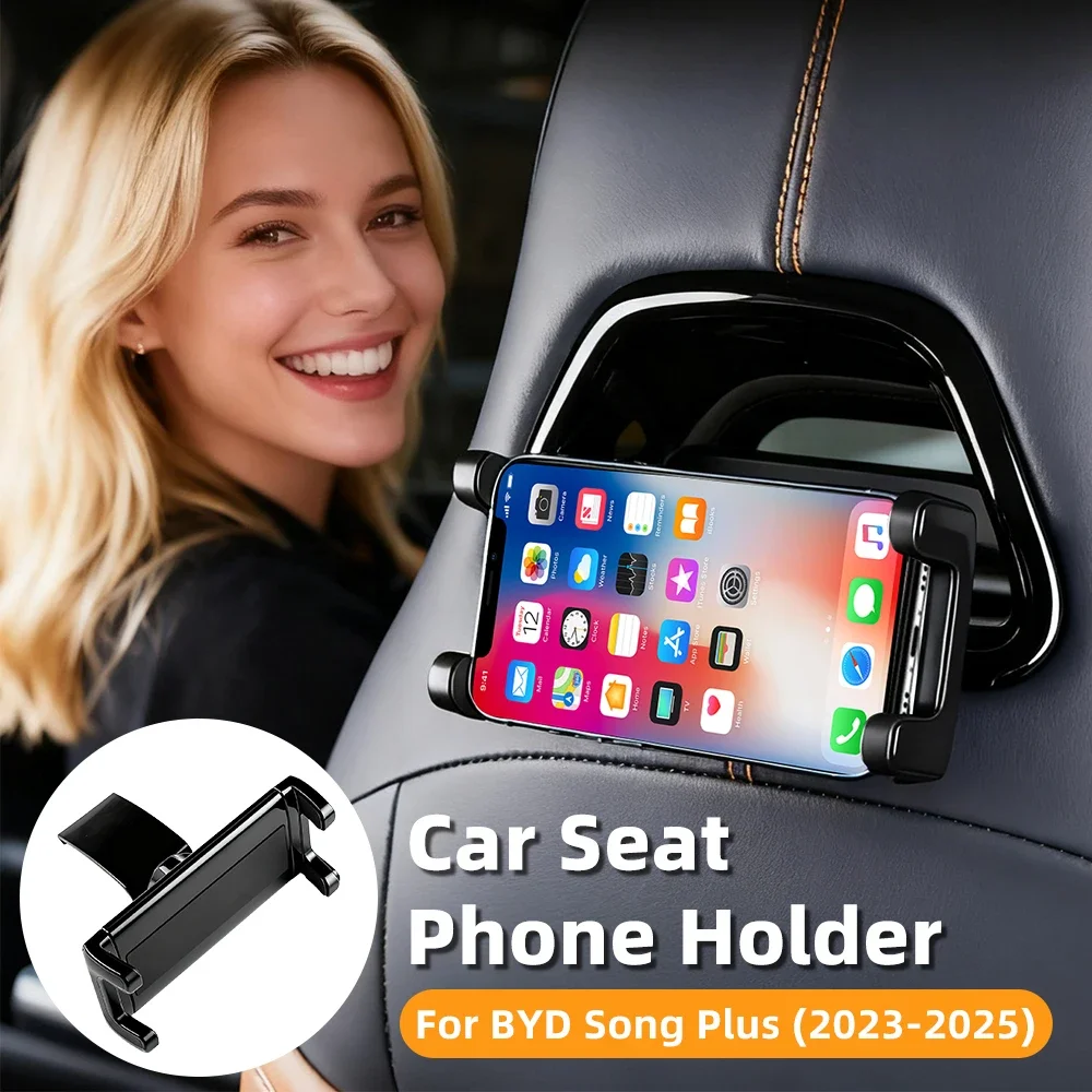 New! Rear Back Seat Phone Support Pad Holder Trim for BYD Song Plus Seagull Atto 3 Atto3 2023-2025 Interior Accessories