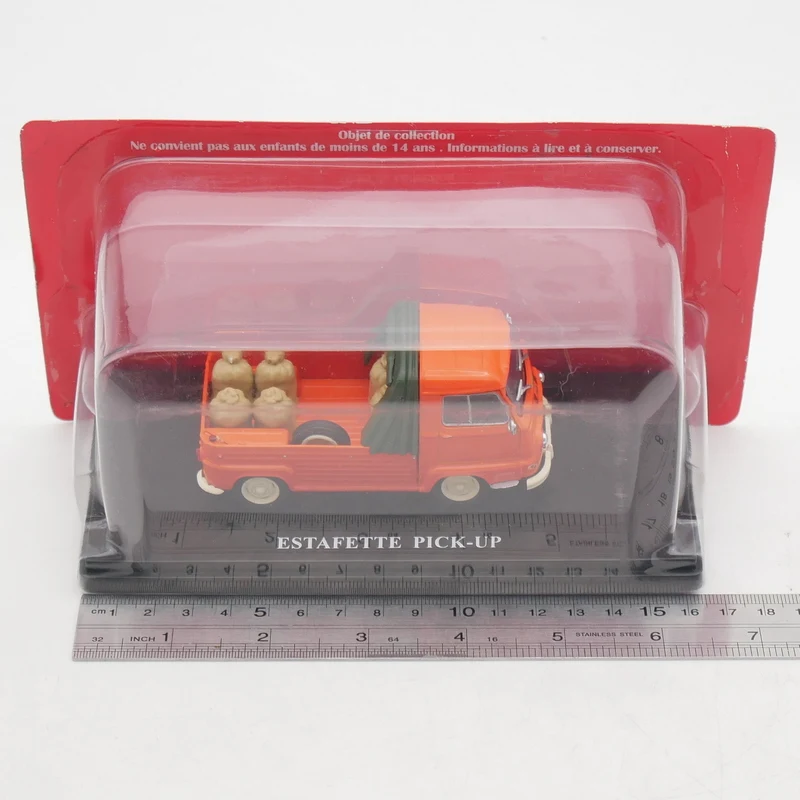 

Diecast Ixo 1:43 Scale Renault ESTAFETTE PICK-Up Alloy Car Model Collectible Toy Gift Souvenir Display Ornament