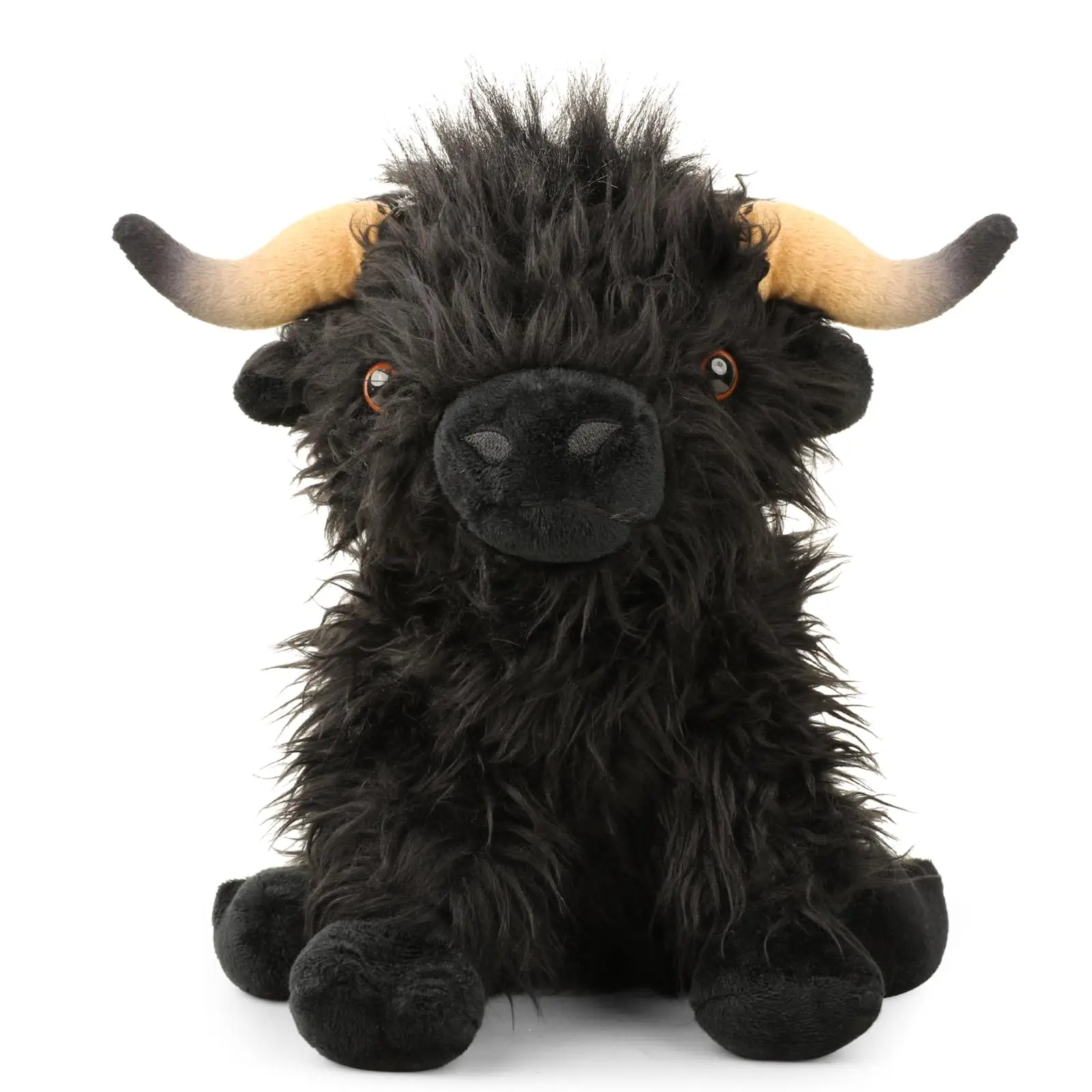 25 cm Simulation Highland Kuh Plüsch Tier Puppe Weiche Angefüllte Highland Kuh Plüsch Spielzeug Kawaii Kinder Baby Geschenke Spielzeug Hause zimmer Dekor