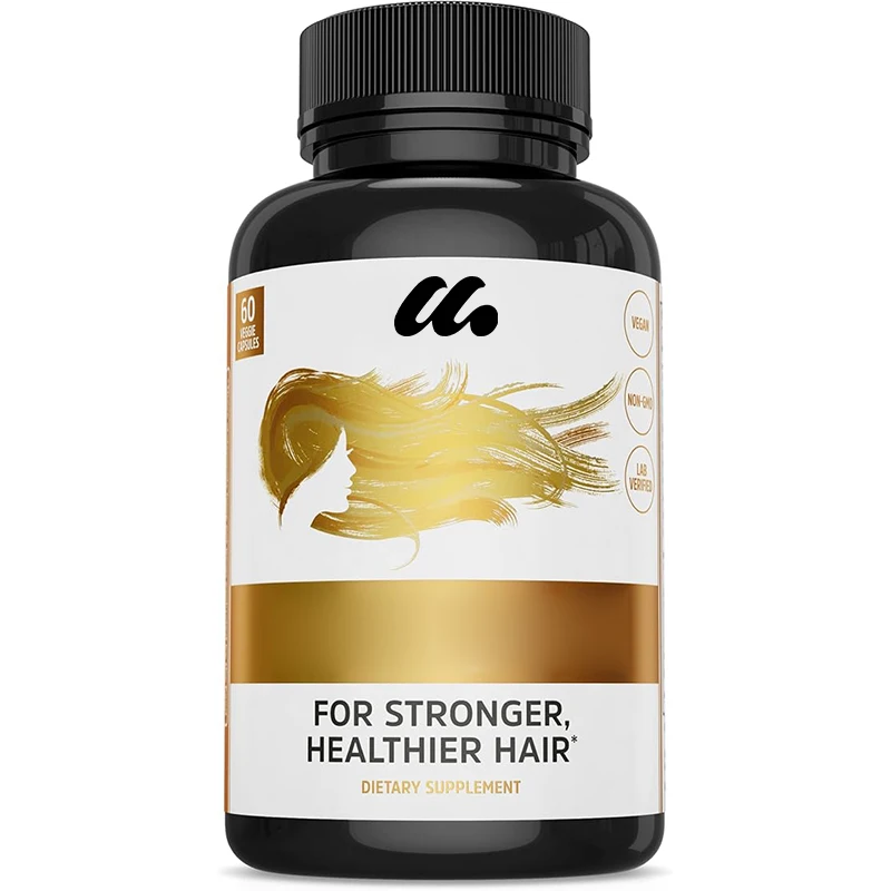 

Hair Growth Nutrients - Longer and Stronger Hair Growth Formula - Contains Biotin, Keratin, Bamboo, and More - Plant Capsules