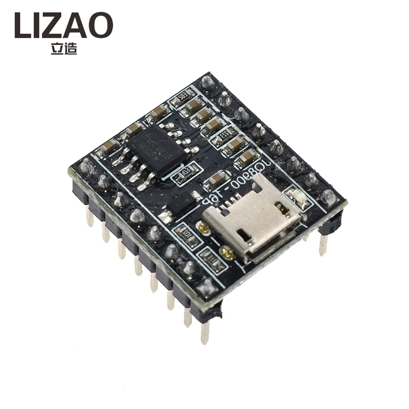 JQ8900-16P MP3 Voice Module, 32MB Memory with Serial/Key Control, USB Sound Copy & 3W Amplifier