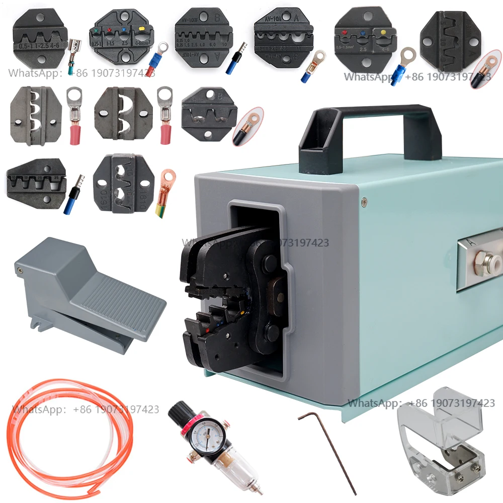 2.7 T NB-20A  0.25-35mm2 Pneumatic Crimping Machine1.3T 0.25-10mm2 AM-10 Pneumatic Crimping Tool cold terminal crimping machine
