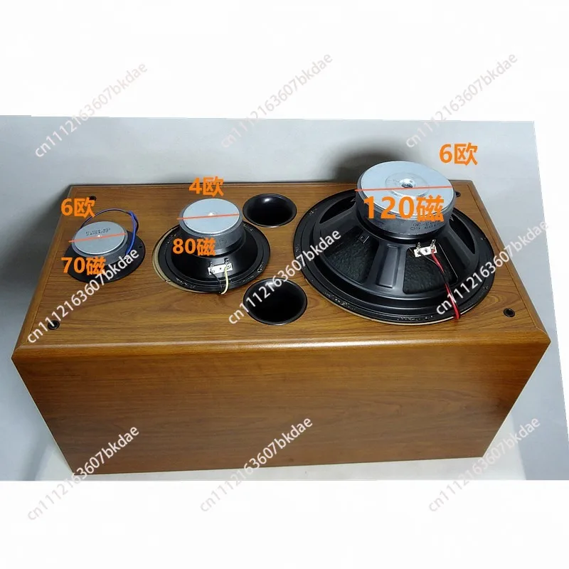 10 Inch Three-Way Speaker 125W 134dB/mW Home HiFi Floor Passive Speakers is Suitable for Amplifier Audio