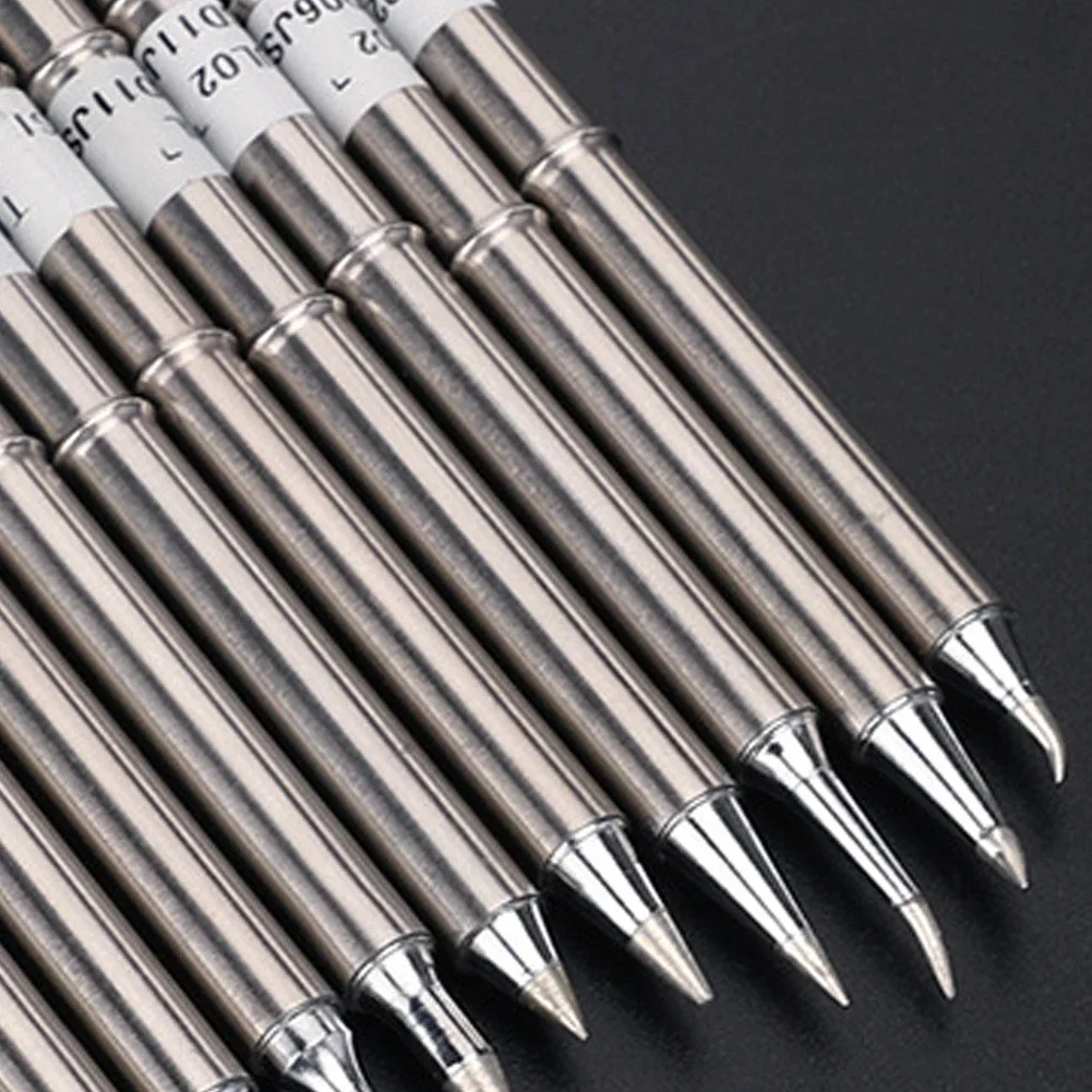 1pc T12 Series Soldering Iron Tips T12K KF KL KR KW J02 JL02 JS02 Welding Head For-9501 HAKKO912 FM-2027 2028 Handle