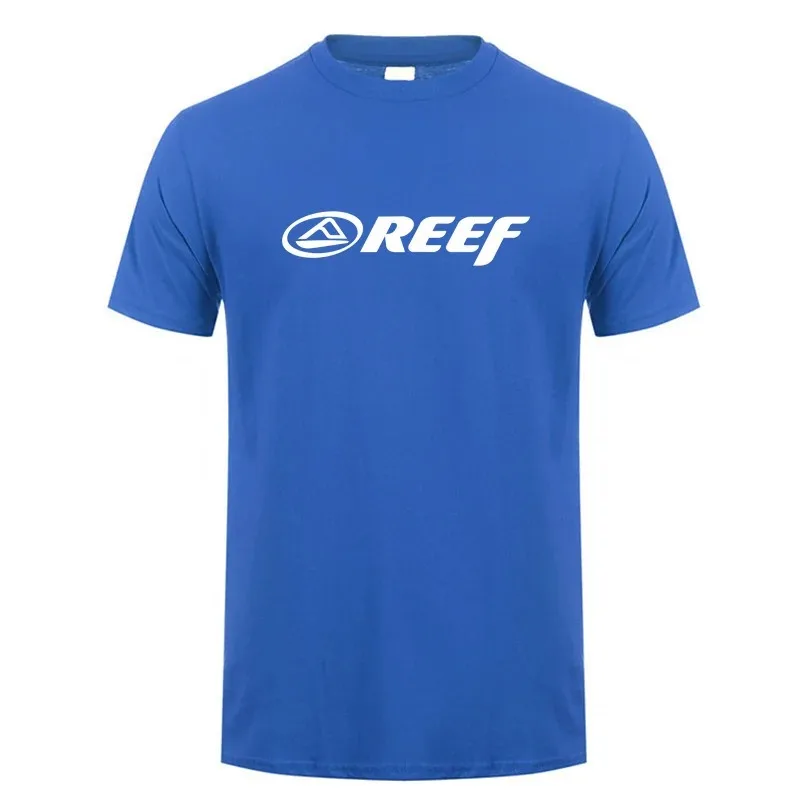 High Quality Casual Sports Fitness Reef T-Shirt Men's Cotton Summer Short Sleeve Surfing Men's Crew Neck Top T-Shirt LH-322