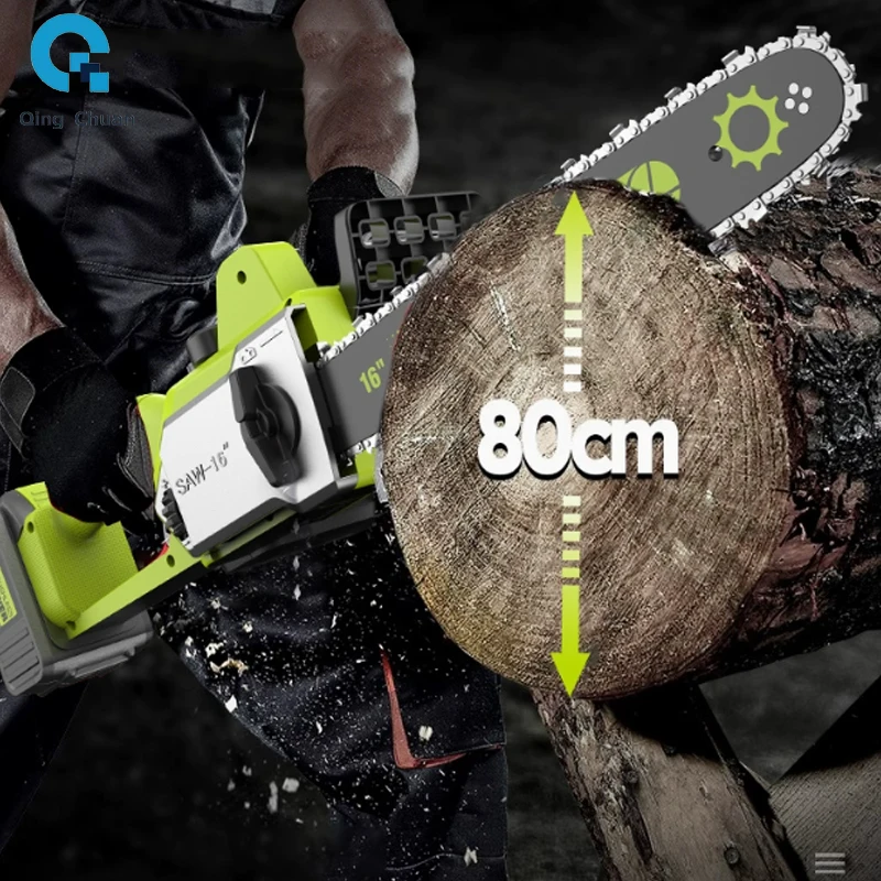 

Brushless Cordless Chainsaw Repair Trees，Tree Felling, Limbing, Pruning, Firewood