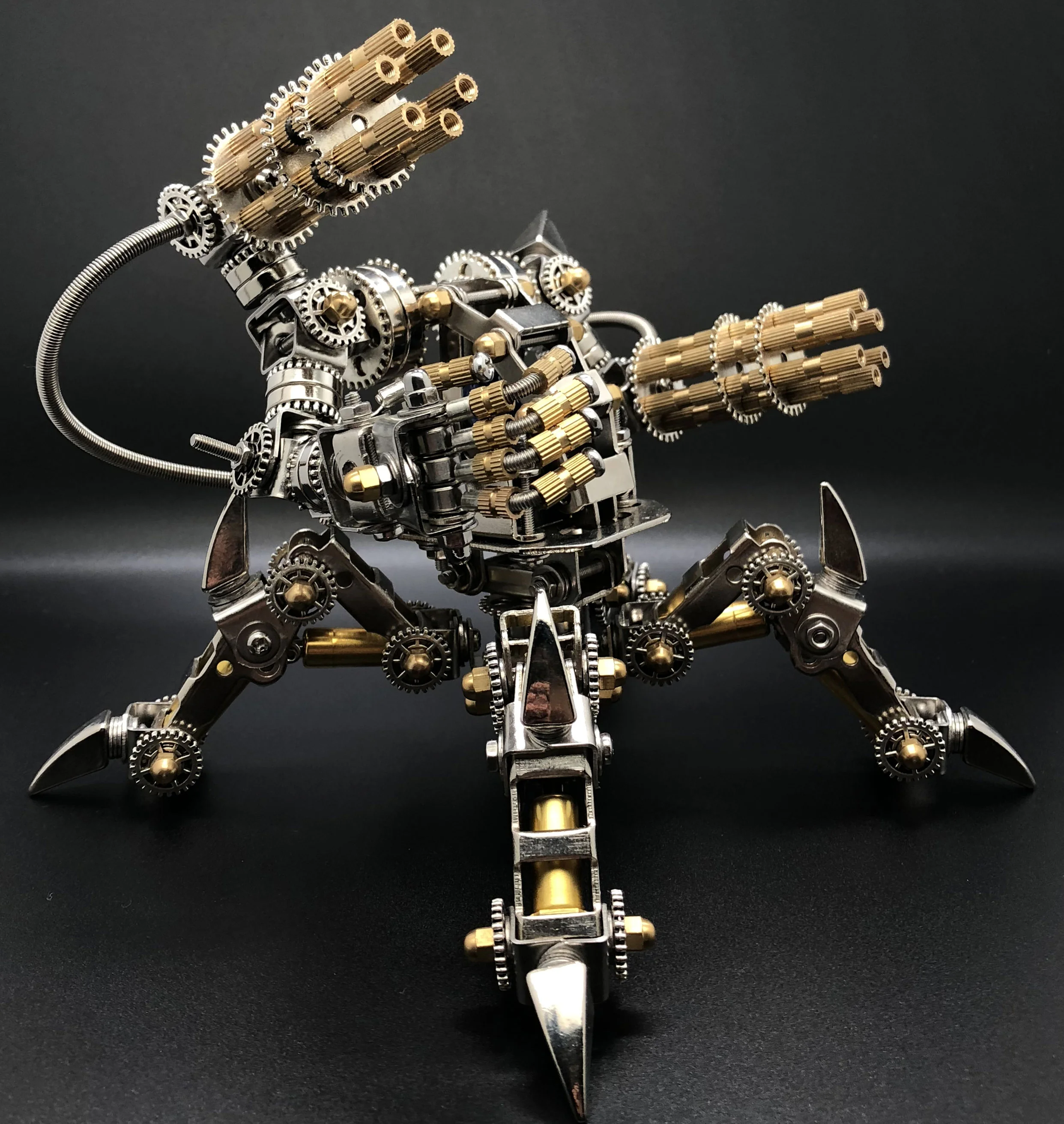 3D Mechanical Magnetic Hunter Metal Assembly Toy Mecha Bluetooth Engine Audio DIY Puzzles Assembly Toy Teens Adults Gifts