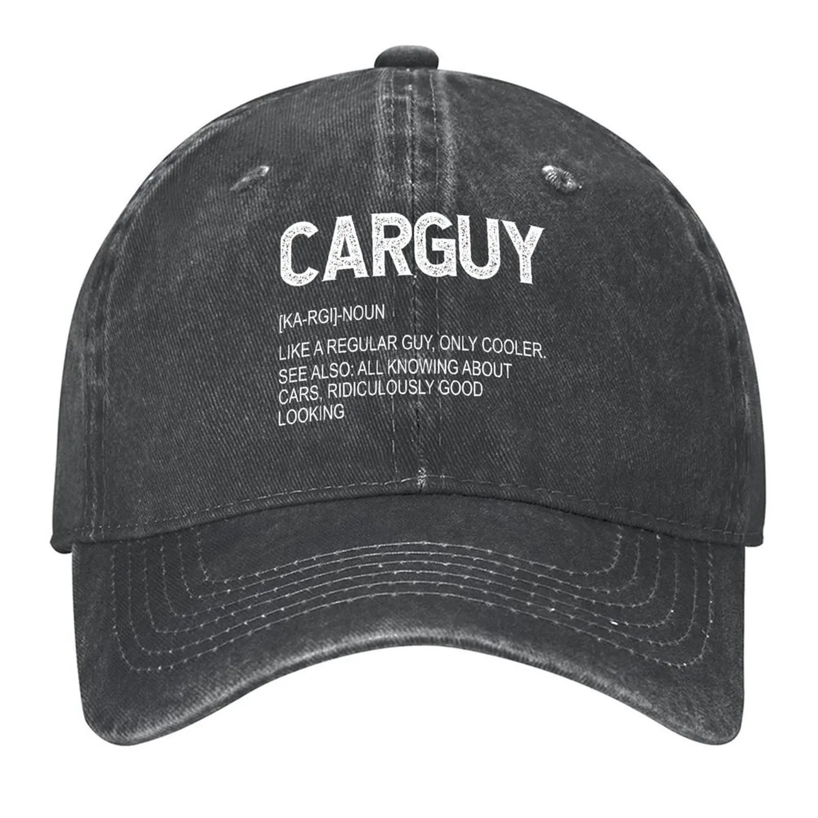 

Car Guy Definition Baseball Cap Hip Hop Golf Golf Hat Man Snap Back Hat Men's Women's