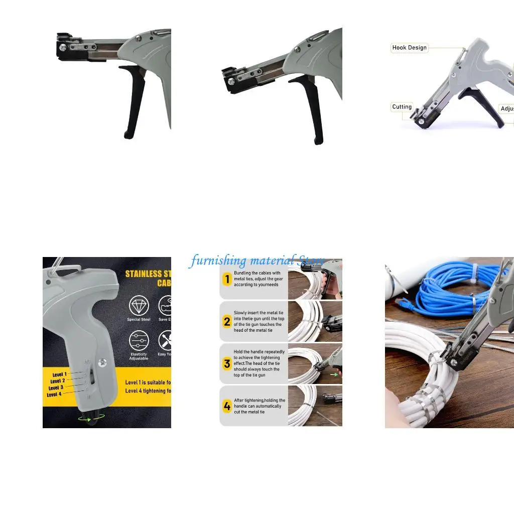 

Y5GD Ergonomic Grip Cord Clip Device For Easy Trimming And Durability