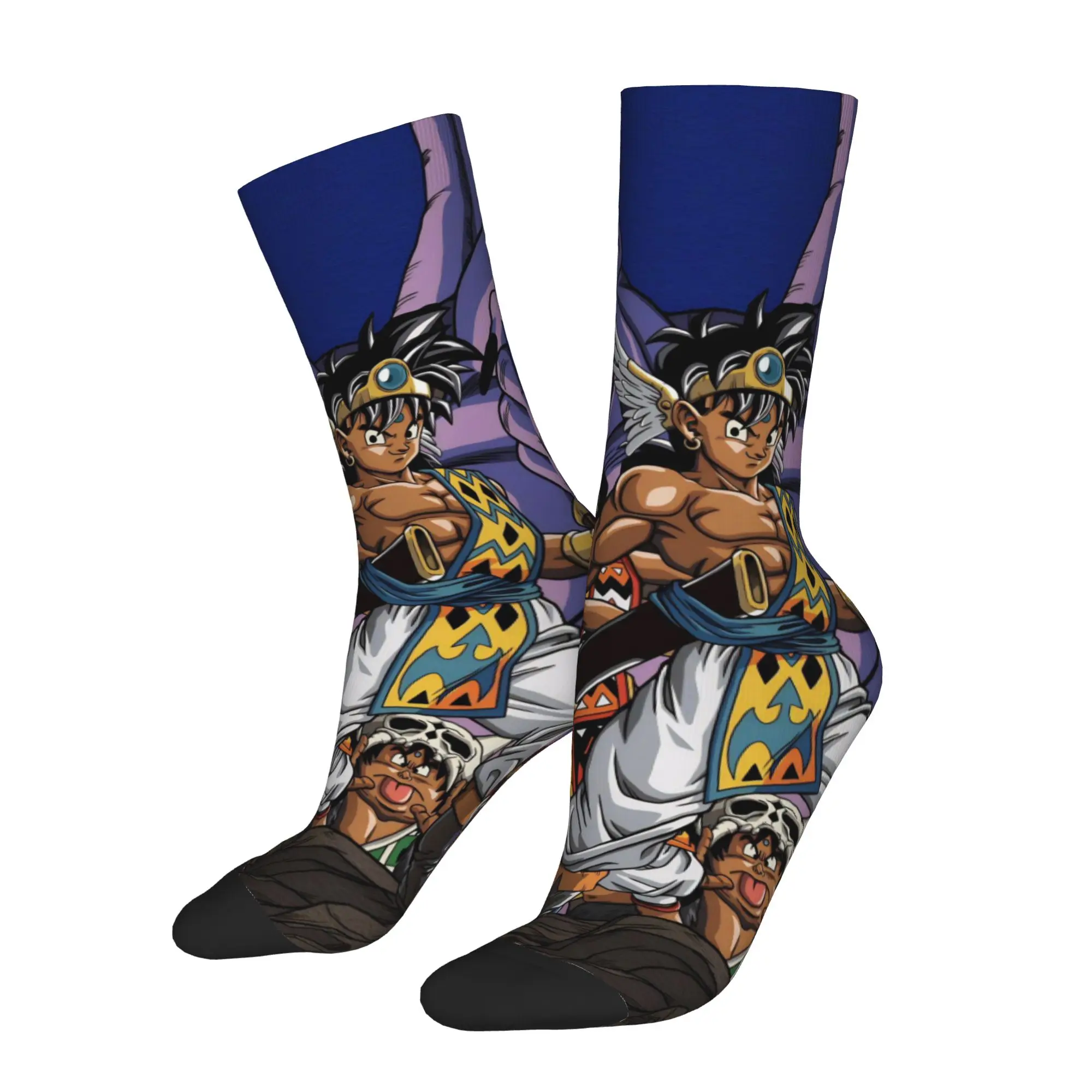Fashion Male Men Socks Dragons Quests Game Sock Anlace Hero Erdrick Slime Graphic Women's Socks Spring Summer Autumn Winter