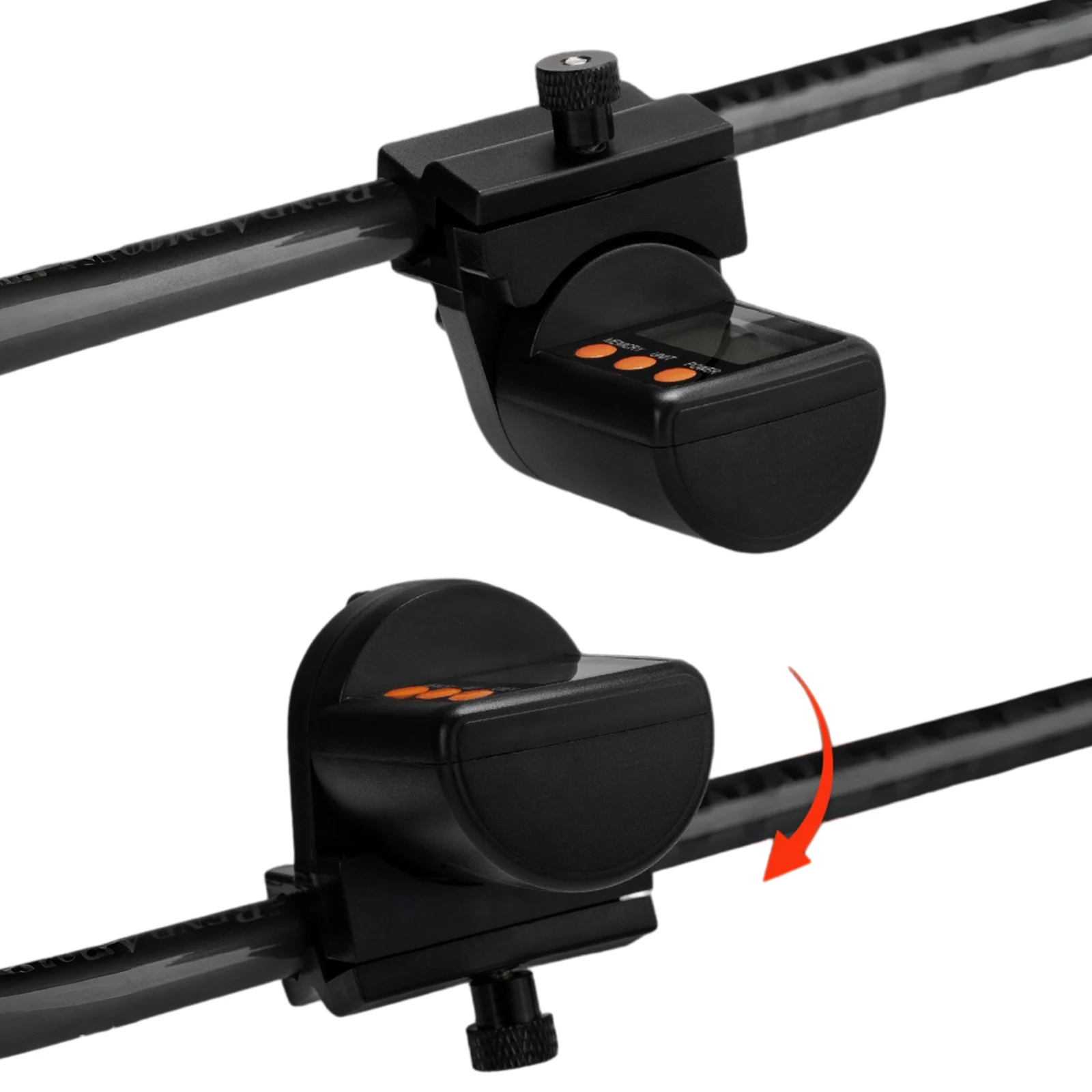 Electronic Line Counter Roller Type Dual Direction 999.9m Range Alloy Wheel 5-17mm Clamp Unit Switch