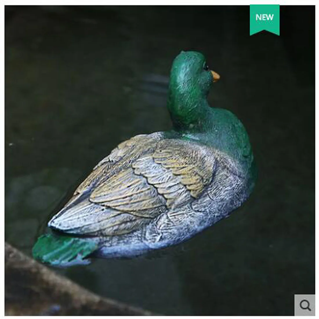 Garden pond duck floating decoration rockery fountain flowing water creative jewelry outdoor pool lotus landscape decoration