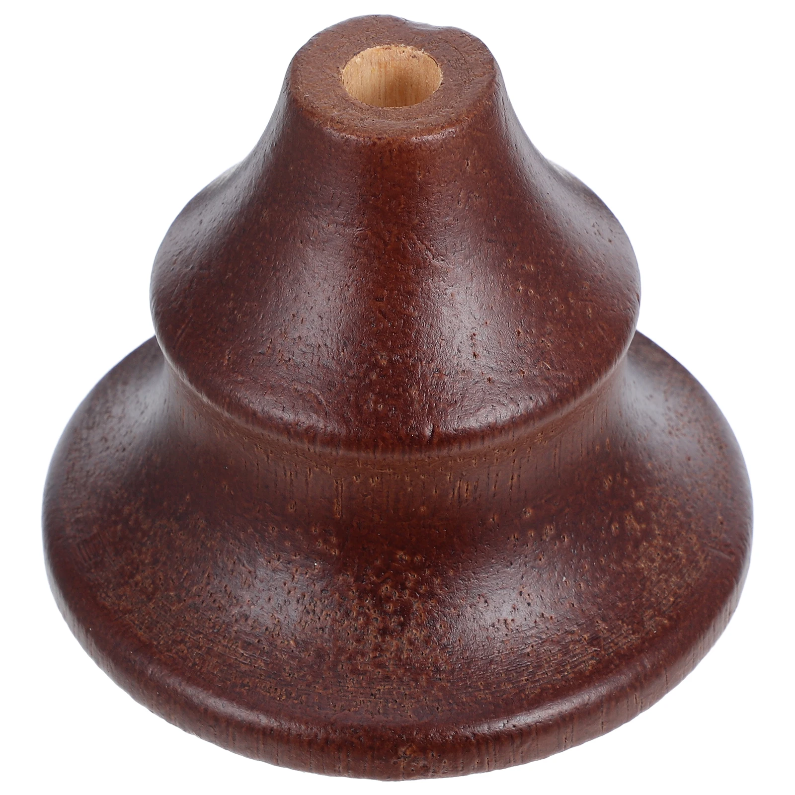 

Wood Gourd-Shaped Lamp Base E27 Socket 10Mm Hole Brown Hanging Decorative Light Fixture for Living Room Study Vintage Ceiling