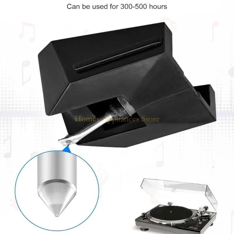 D0AB سجل مشغل الاستبدال الإبرة الملمس البلاستيكي سهلة التثبيت مع الفرشاة