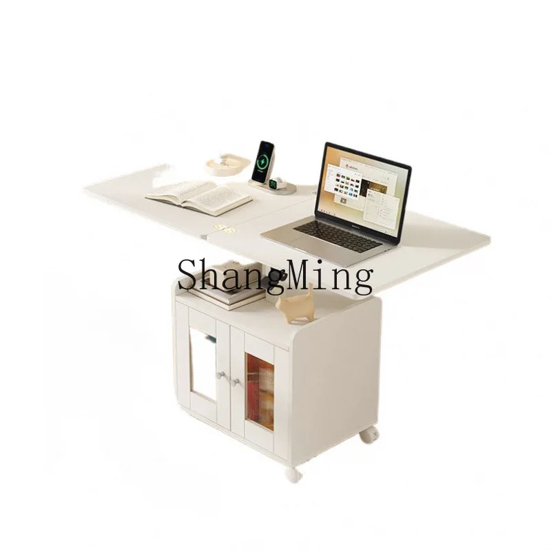 

ZYY lift coffee table dining table two-in-one simple folding side table mobile small apartment multi-functional folding