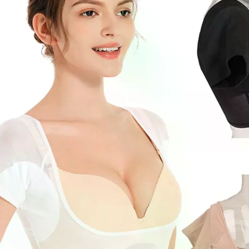 تي شيرت شكل منصات العرق فستان قابل للغسل الملابس منصات مزيل العرق العرق العناية بالإبط وسادة ماصة للعرق مزيل العرق للنساء