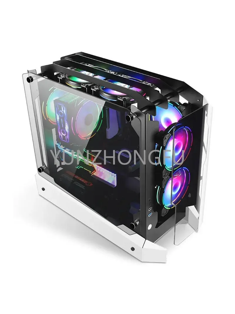 Christmas Customize Logo ATX PC Case Gaming Desktop Computer Cases & Towers Stock Pc Case Good Price Shengyang Technology