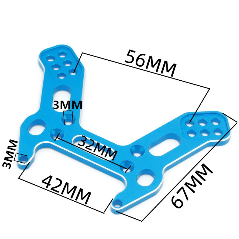 HSP Upgrade Parts 860005(760005) 60007F Aluminum Front Shock Tower For RC 1/8 Scale Models Off Road Monster Truck CNC 94762 Baja