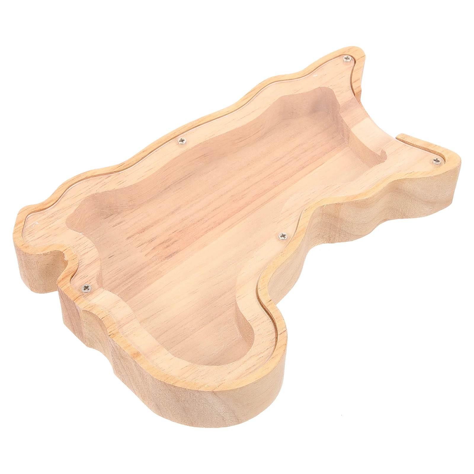 

Handcrafted Wooden Animal Money Box Ample Capacity Unique Dog Design Decorative Coin Holder Gift for Family Friends