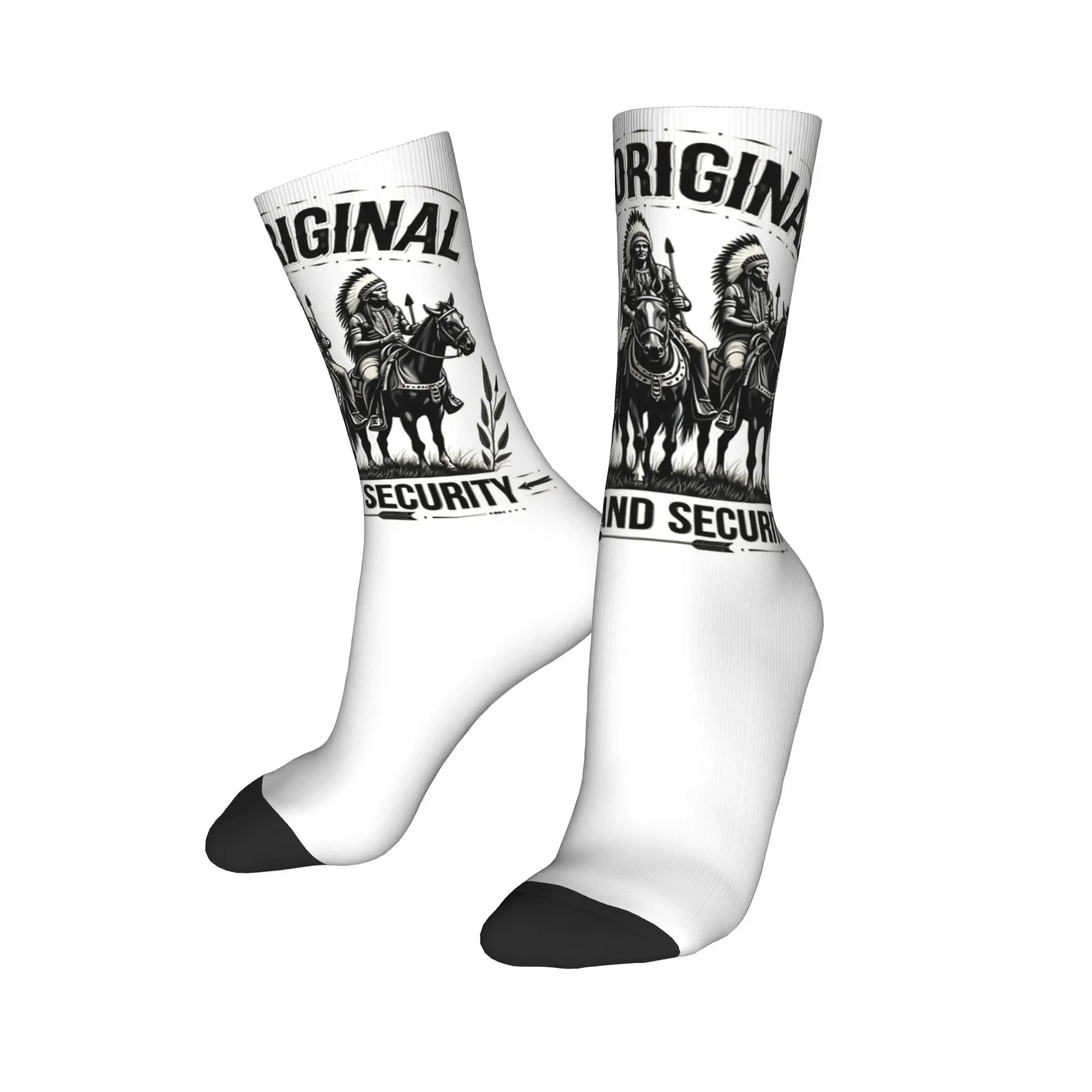 Autumn Winter Fashion Women Men The Original Homeland Security Socks  Non-slip Basketball Socks