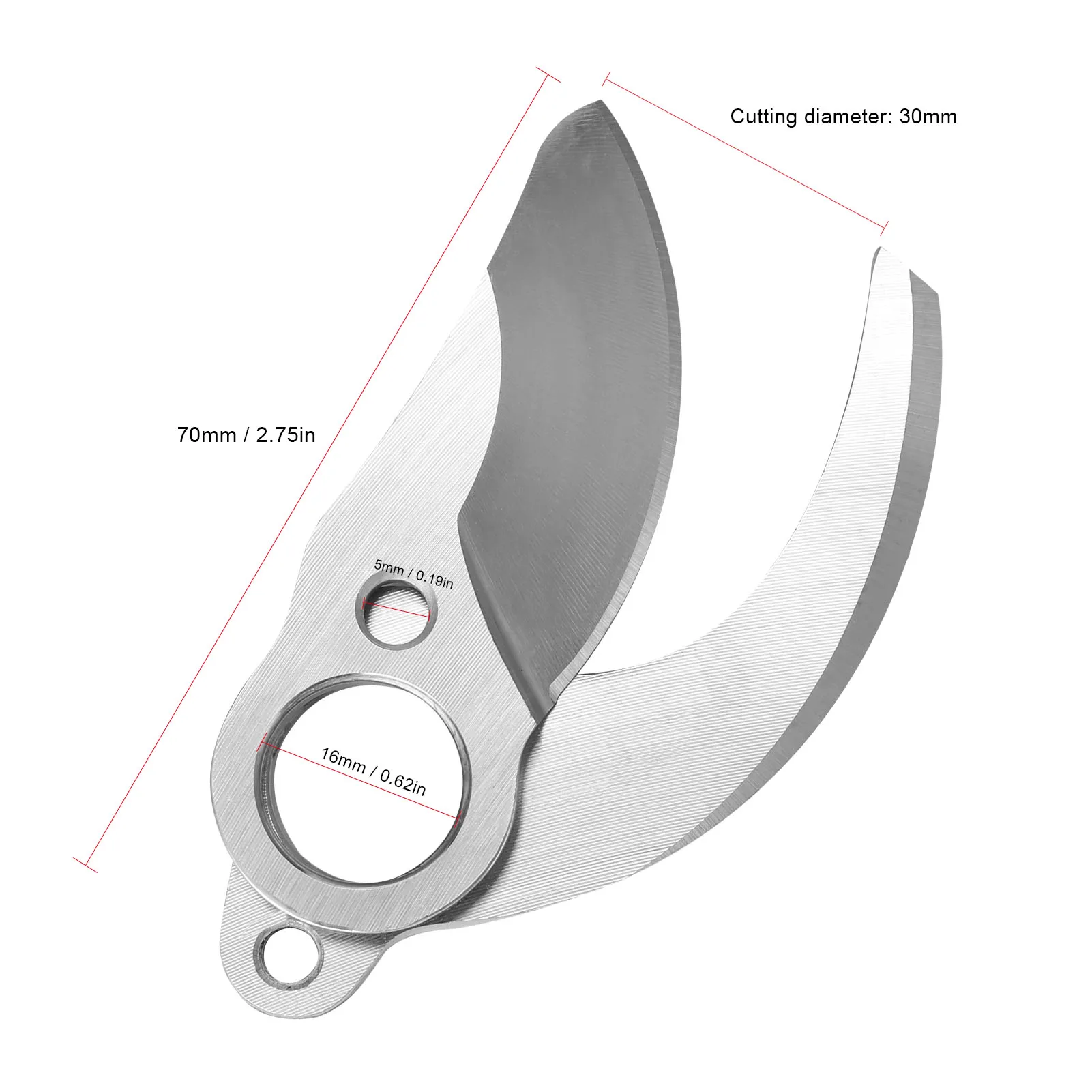 SK5 Cordless Pruner Cutting -Blade 30mm Electric Pruning Shear Accessory Efficient Fruit Tree Bonsai Pruning Branches Tool