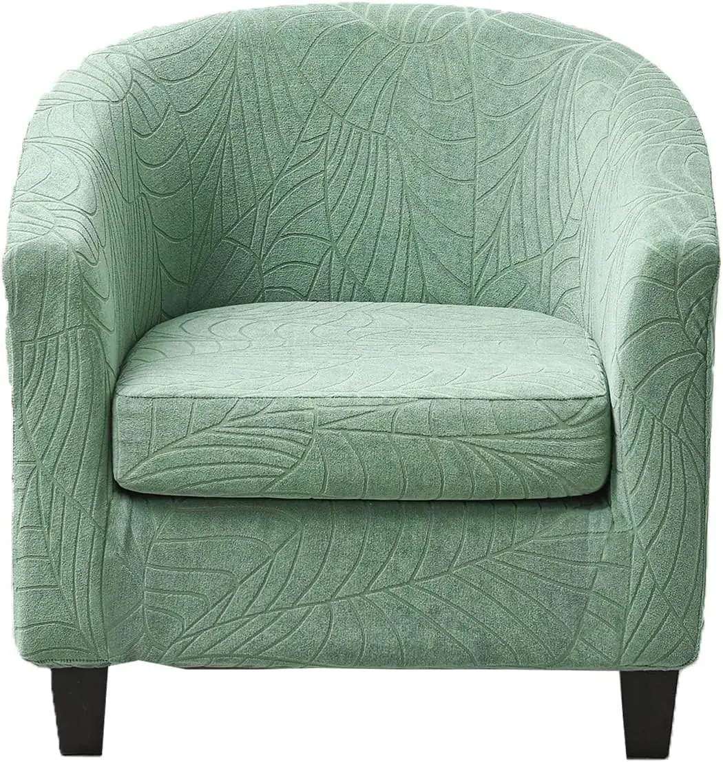 

Комплект из 2 эластичных чехлов для кресел-бочонков, жаккардовые чехлы-протекторы для диванов и кресел в гостиную, съемные чехлы для мебели D32