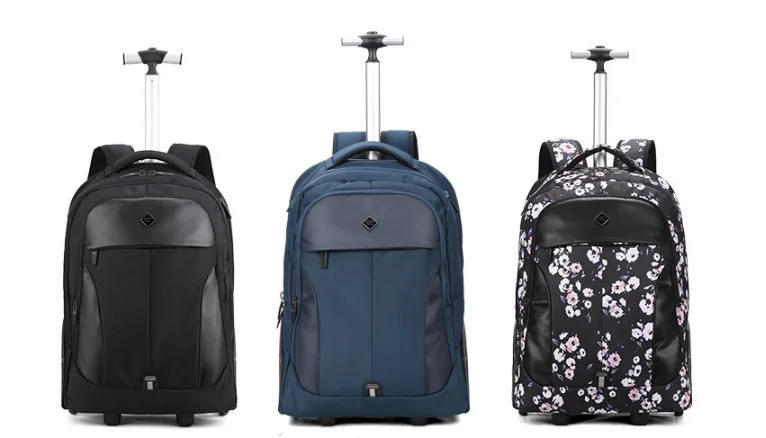 Travel Wheeled Bag Men 17.3 inch Laptop Rolling Luggage Backpack Bag luggage Wheeled Backpack bag Travel Trolley Bags on wheels