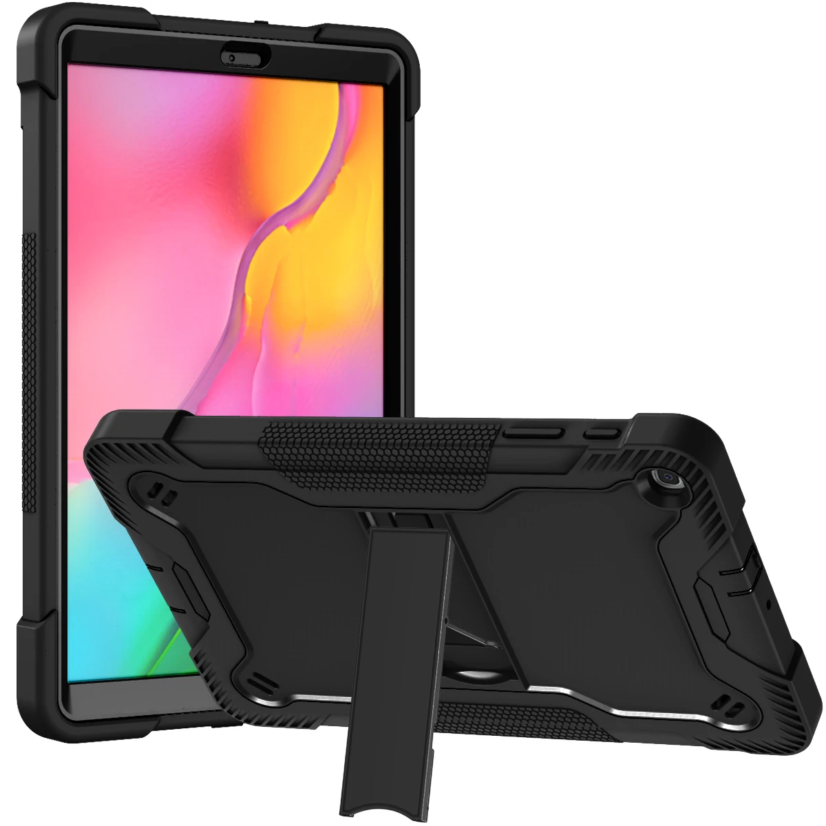 スタンド付き耐衝撃ケース,Samsung Galaxy Tab A 8.0,t290,a 8.4,t307,a7,10.4,t500,a 10.1, SM-T510用カバー