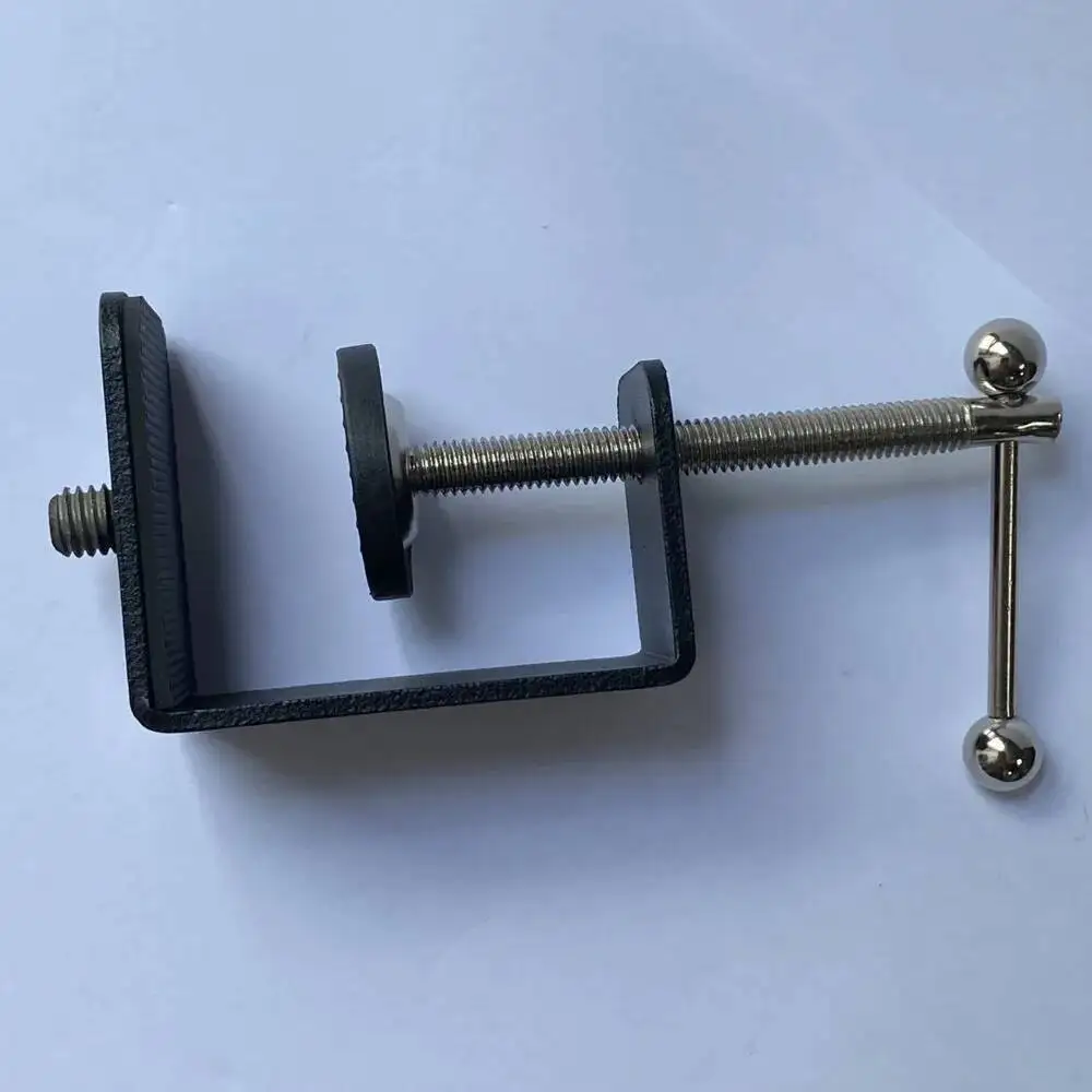 ميكروفون الجدول المشبك 3/8 "المسمار الموضوع مكتب تصاعد المشابك ميكروفون ملحق لميكروفون تقف أو أوزة الرقبة الصوت المرحلة DJ