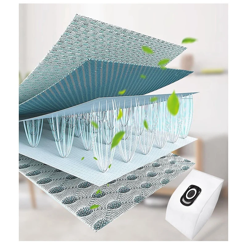 Bolsas de aspiradora para Rowenta Hygiene+ ZR 200520   ZR 200720 , Adecuado para energía compacta