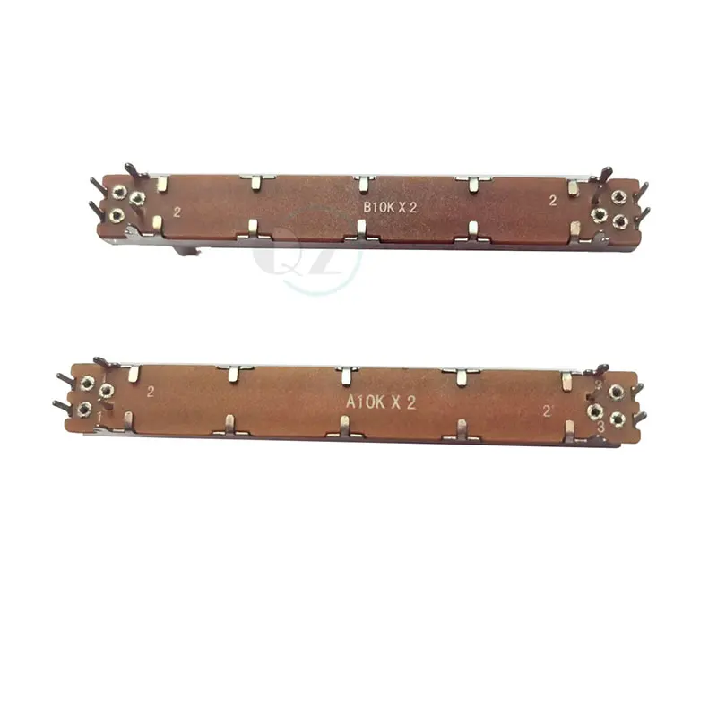 1pcs SL6021G A10K B10K 75MM Stereo Mixer Slide Potentiometer Length 15MMC A10Kx2 B10KX2 Dual Channel Fader Variable Resistors