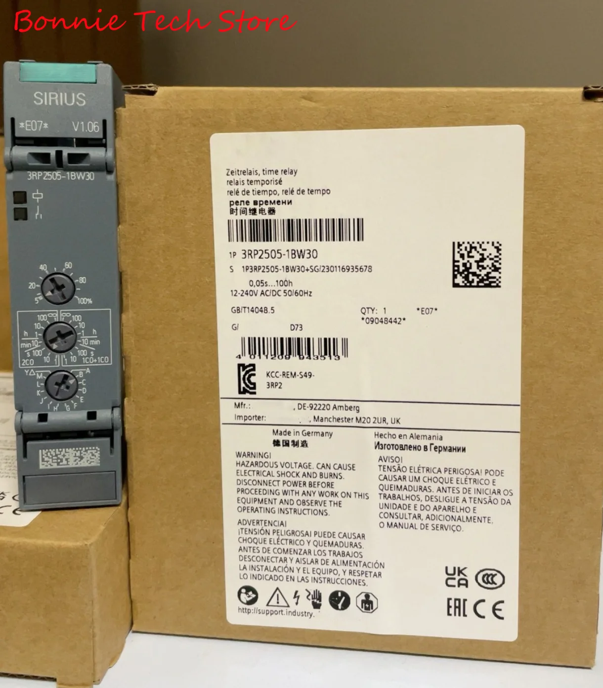 

3RP2505-1BW30 for Siemens Timing Relay