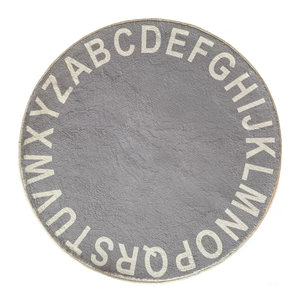 طفل حصيرة للزحف مستديرة 180 سنتيمتر القطن الكلمة حصيرة للأطفال لعب السجاد غرفة الرضع البساط قابل للغسل خيمة وسادة الأرض #2