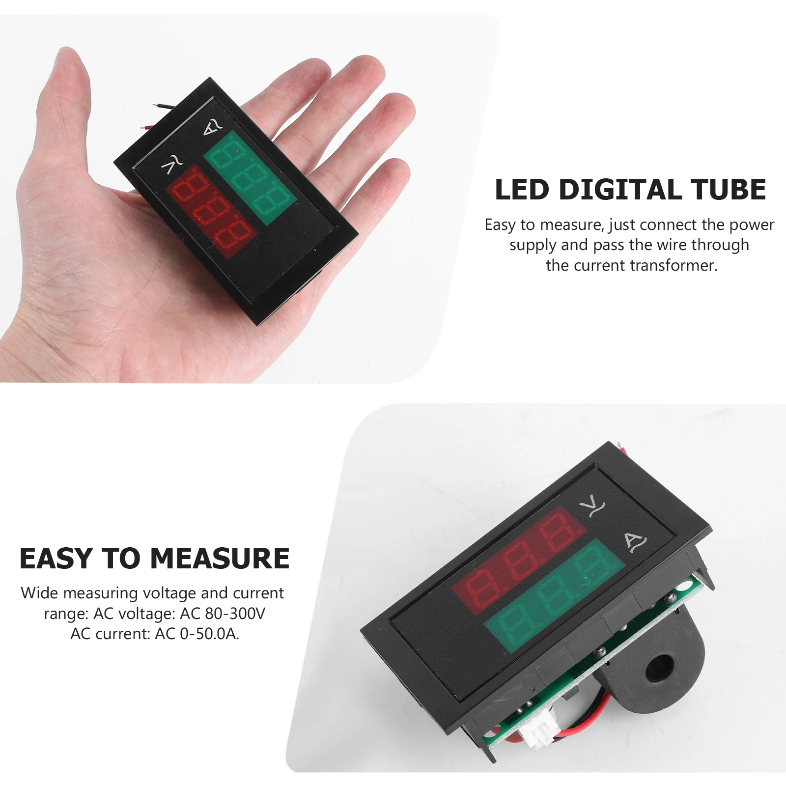 

Voltage Ammeter AC Circuit Measurement Indoor and Current Multifuction Voltmeter