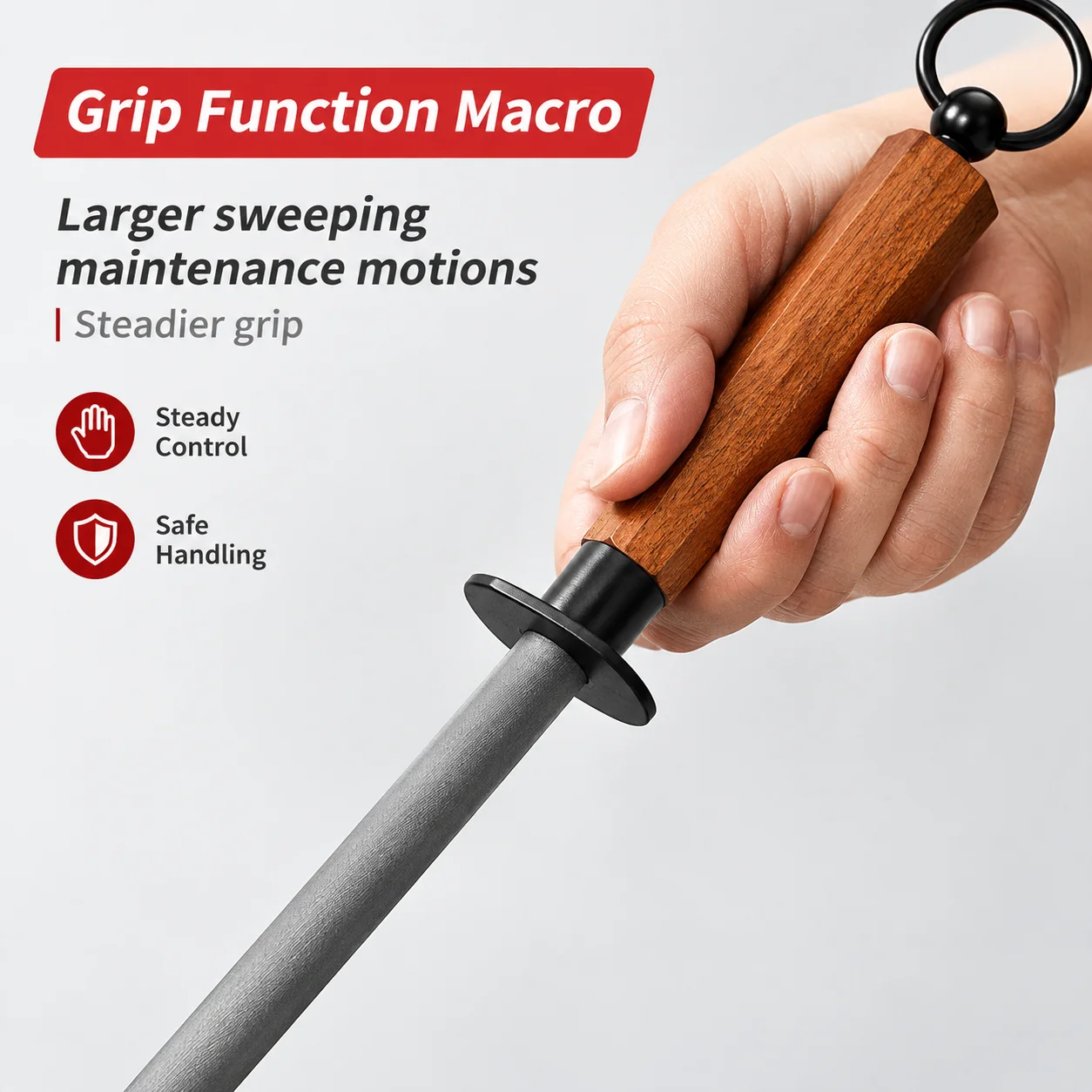 Sharpening Rod Butcher Knife Sharpener Professional Kitchen Knife Quick Sharpening Steel Tool For Home Use