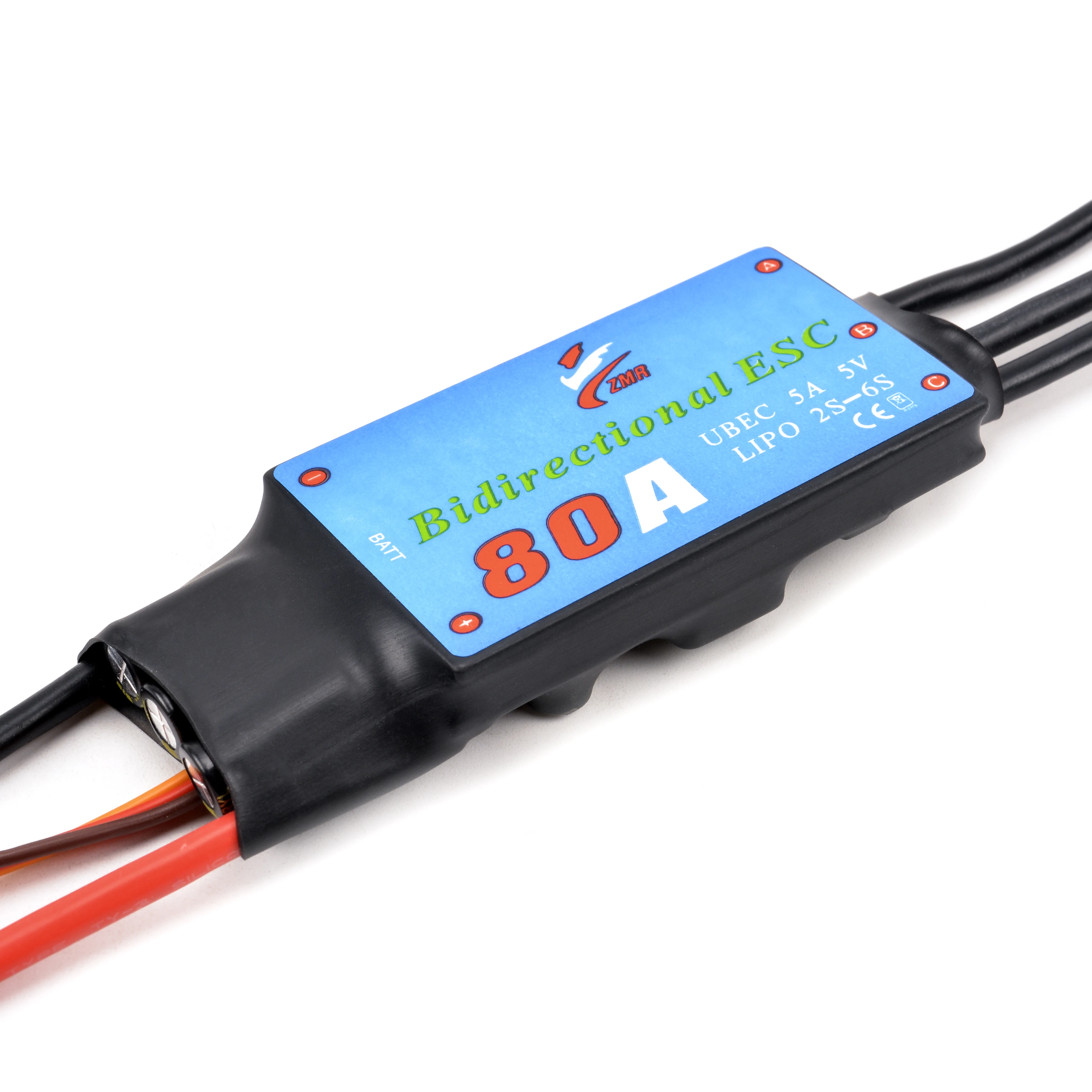 12A 20A 30A 40A 50A 60A 80A Bidirectional brushless ESC for remote control ship pneumatic underwater propelle